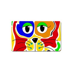 Colorful cat Magnet (Name Card)