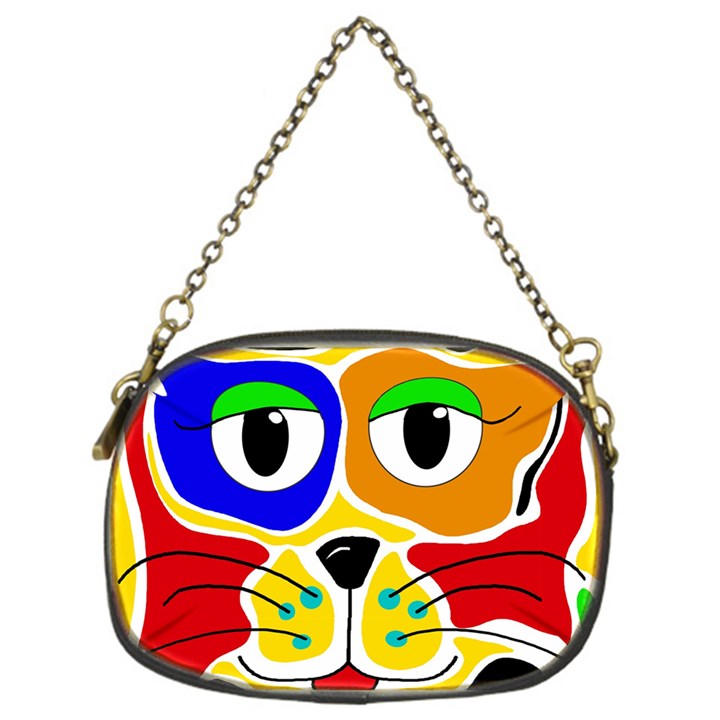 Colorful cat Chain Purses (One Side) 