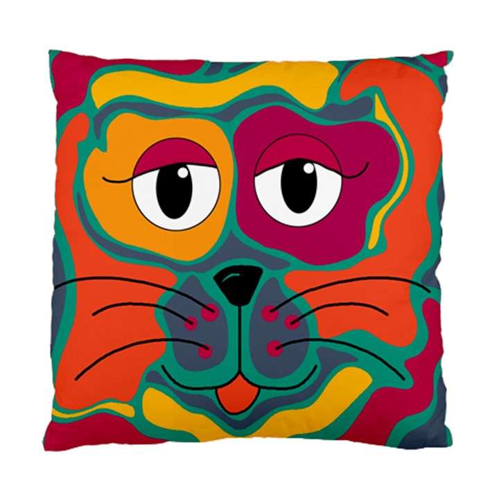 Colorful cat 2  Standard Cushion Case (Two Sides)