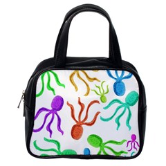 Octopuses Pattern Classic Handbags (one Side) by Valentinaart