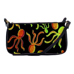 Octopuses Pattern 2 Shoulder Clutch Bags by Valentinaart