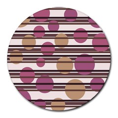 Simple Decorative Pattern Round Mousepads