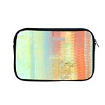 Unique abstract in green, blue, orange, gold Apple MacBook Pro 13  Zipper Case Front