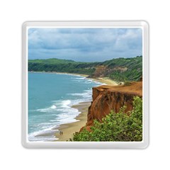 Aerial Seascape Scene Pipa Brazil Memory Card Reader (square)  by dflcprints