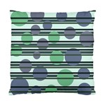 Green simple pattern Standard Cushion Case (Two Sides) Back