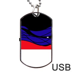 Cool Obsession  Dog Tag Usb Flash (one Side) by Valentinaart