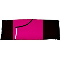 Pink Square  Body Pillow Case (dakimakura) by Valentinaart