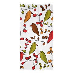 Birds And Flowers 3 Shower Curtain 36  X 72  (stall)  by Valentinaart