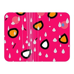 Rainy Day - Pink Double Sided Flano Blanket (mini) 