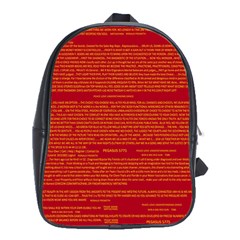 Writing Grace School Bags (xl)  by MRTACPANS