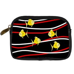 Five Yellow Fish Digital Camera Cases by Valentinaart