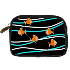 Five Orange Fish Digital Camera Cases by Valentinaart