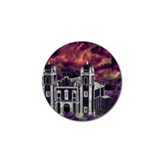 Fantasy Tropical Cityscape Aerial View Golf Ball Marker (10 Pack) by dflcprints