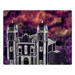 Fantasy Tropical Cityscape Aerial View Double Sided Flano Blanket (Large)  80 x60  Blanket Front