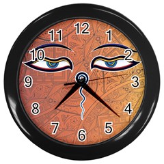 Face Eye Wall Clocks (Black)