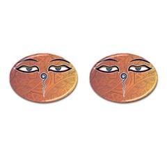 Face Eye Cufflinks (Oval)