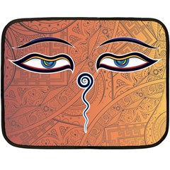 Face Eye Double Sided Fleece Blanket (Mini) 