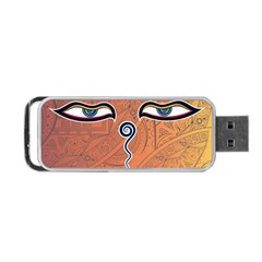 Face Eye Portable USB Flash (One Side)