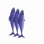 Mackerel  - purple Small Garden Flag (Two Sides) Front