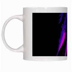 Purple Fish White Mugs by Valentinaart