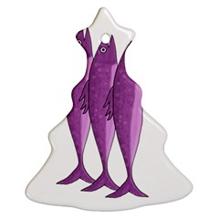 Mackerel - Magenta Ornament (christmas Tree)