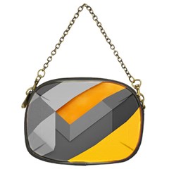 Marshmallow Yellow Chain Purses (Two Sides) 