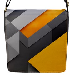 Marshmallow Yellow Flap Messenger Bag (S)