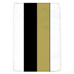 Black Brown Gold White Stripes Elegant Festive Stripe Pattern Flap Covers (l)  by yoursparklingshop