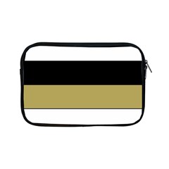 Black Brown Gold White Horizontal Stripes Elegant 8000 Sv Festive Stripe Apple Ipad Mini Zipper Cases by yoursparklingshop