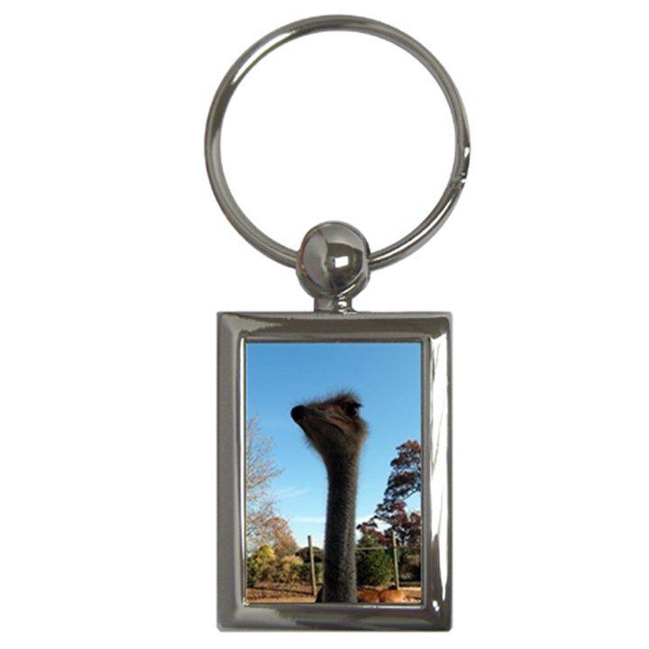 Ostrich Key Chain (Rectangle)