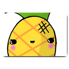 Kawaii Pineapple Large Doormat  by CuteKawaii1982