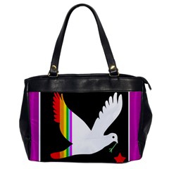 Bird Office Handbags by Valentinaart