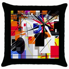 Champion Throw Pillow Case (black) by Valentinaart