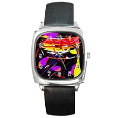 Revolution Square Metal Watch by Valentinaart