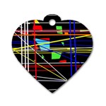 No limit Dog Tag Heart (Two Sides) Front