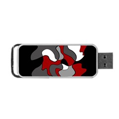 Creative Spot - Red Portable Usb Flash (one Side) by Valentinaart