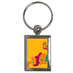 Colorful creativity Key Chains (Rectangle) 