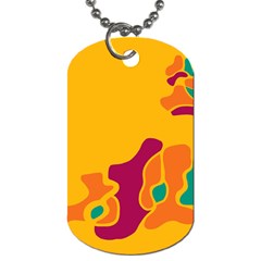 Colorful creativity Dog Tag (One Side)