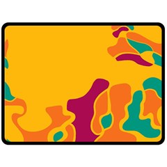 Colorful creativity Fleece Blanket (Large) 