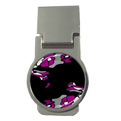 Magenta Creativity  Money Clips (round)  by Valentinaart