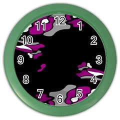 Magenta Creativity  Color Wall Clocks by Valentinaart