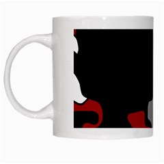 Red Creativity 2 White Mugs