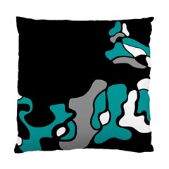 Cyan Creativity 2 Standard Cushion Case (one Side) by Valentinaart