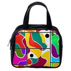 Colorful Windows  Classic Handbags (one Side) by Valentinaart