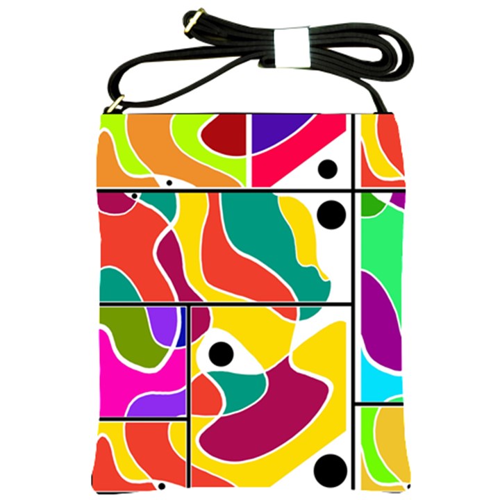 Colorful windows  Shoulder Sling Bags