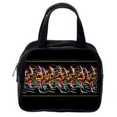Colorful Barbwire  Classic Handbags (one Side) by Valentinaart