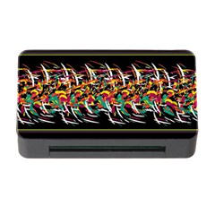 Colorful Barbwire  Memory Card Reader With Cf by Valentinaart