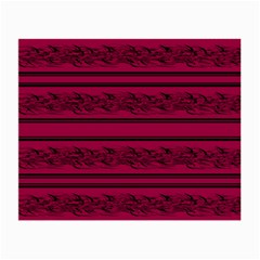 Red barbwire pattern Small Glasses Cloth