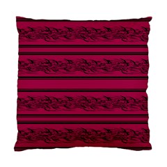 Red barbwire pattern Standard Cushion Case (One Side)