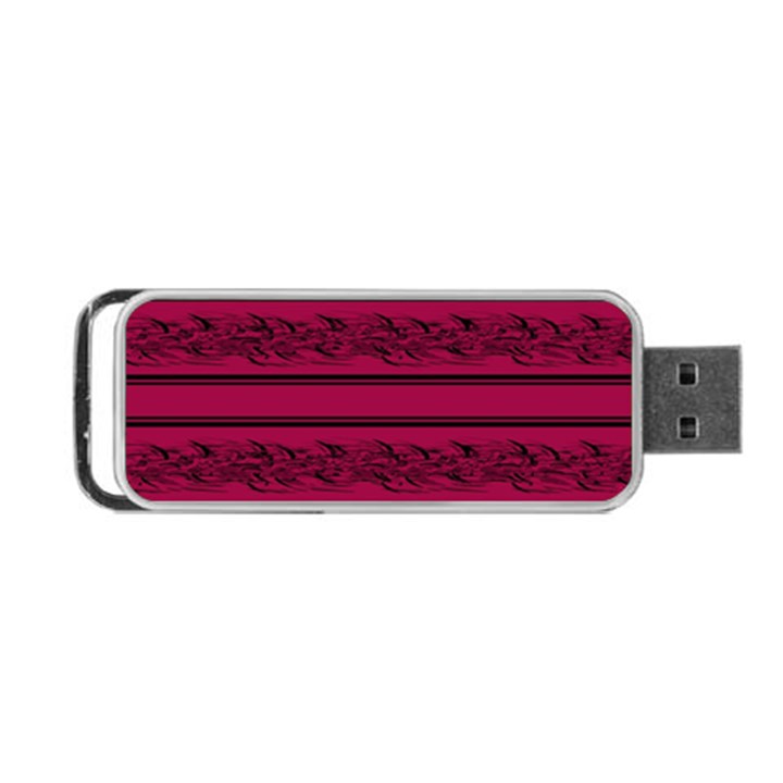 Red barbwire pattern Portable USB Flash (Two Sides)